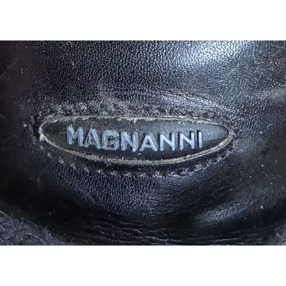 MAGNANNI Black Leather Sneakers Shoes   Mens Size 13 main image 9
